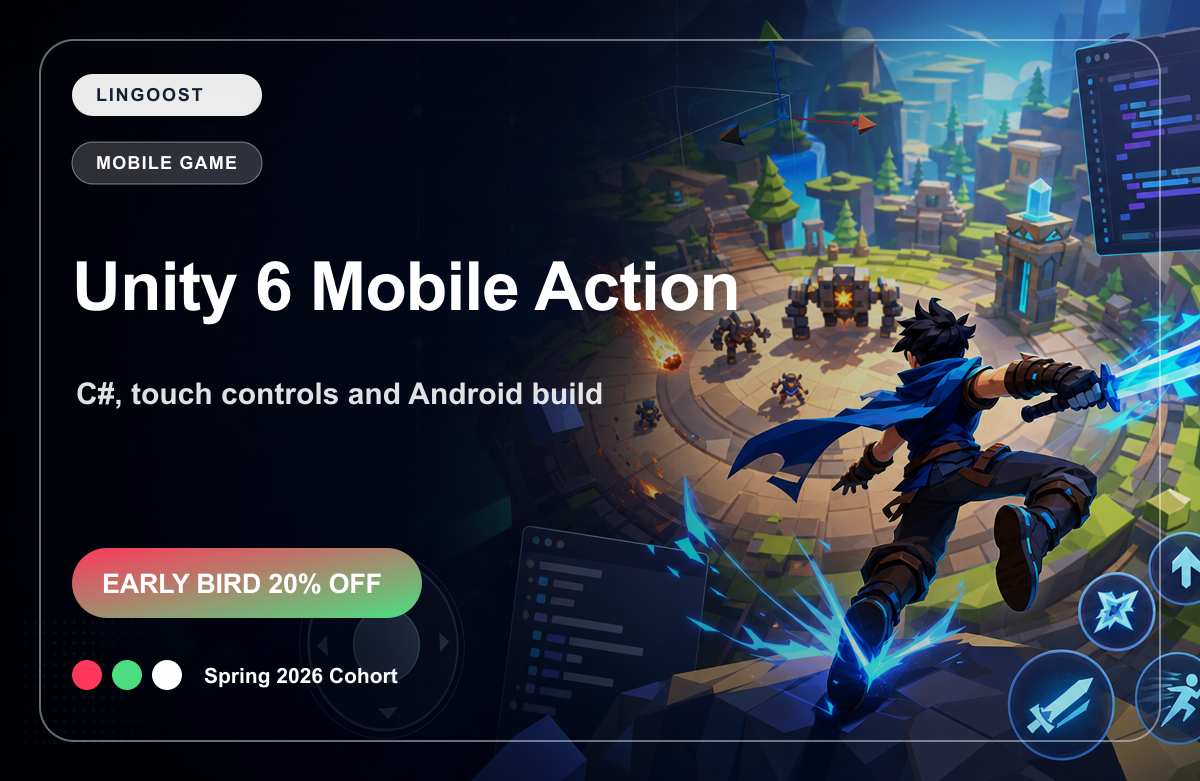Unity 6 모바일 액션 게임 입문