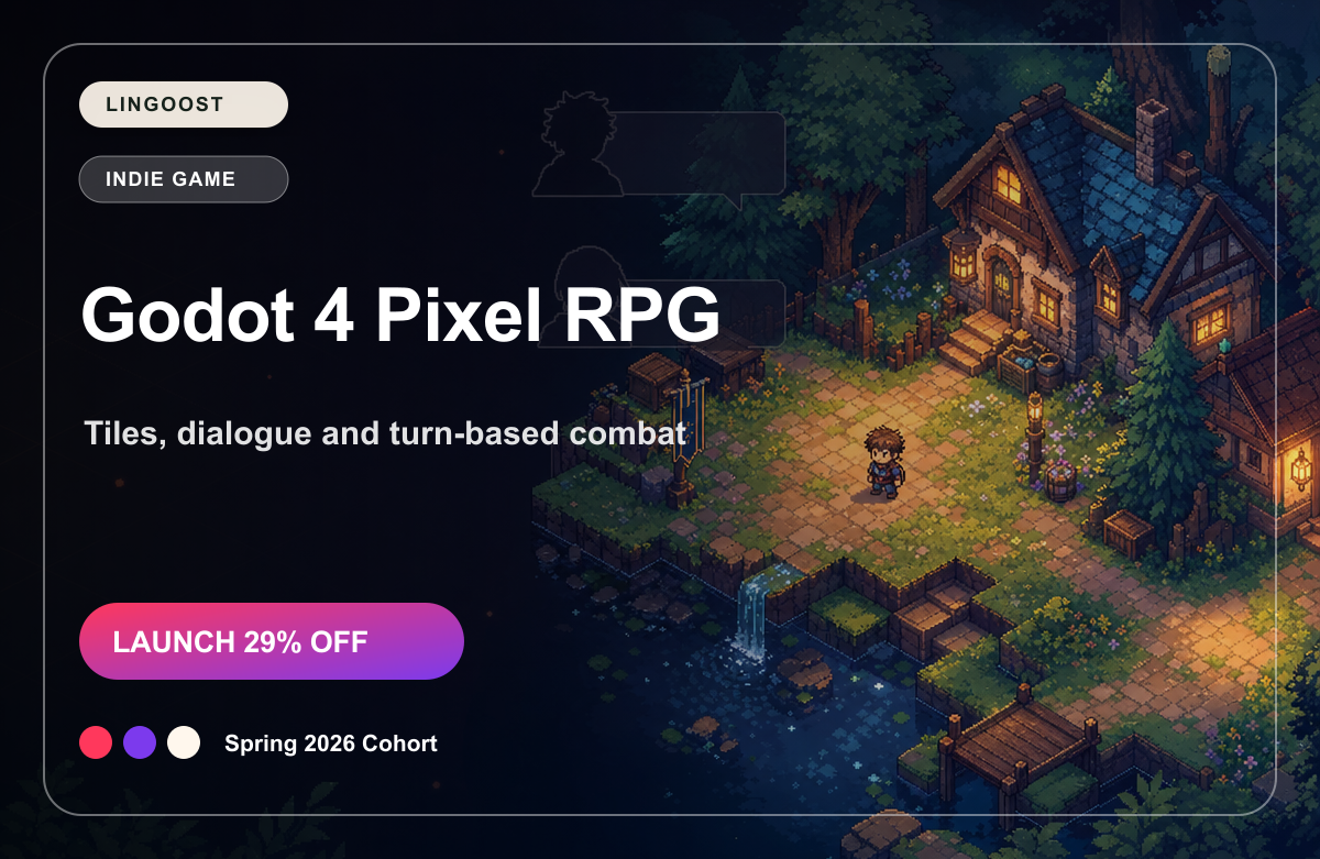 Godot 4 픽셀 RPG 만들기