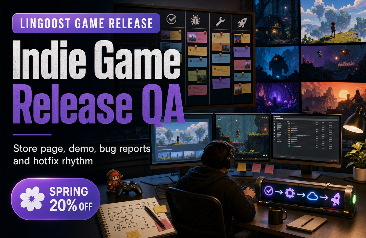 Steam 인디게임 출시와 QA 파이프라인